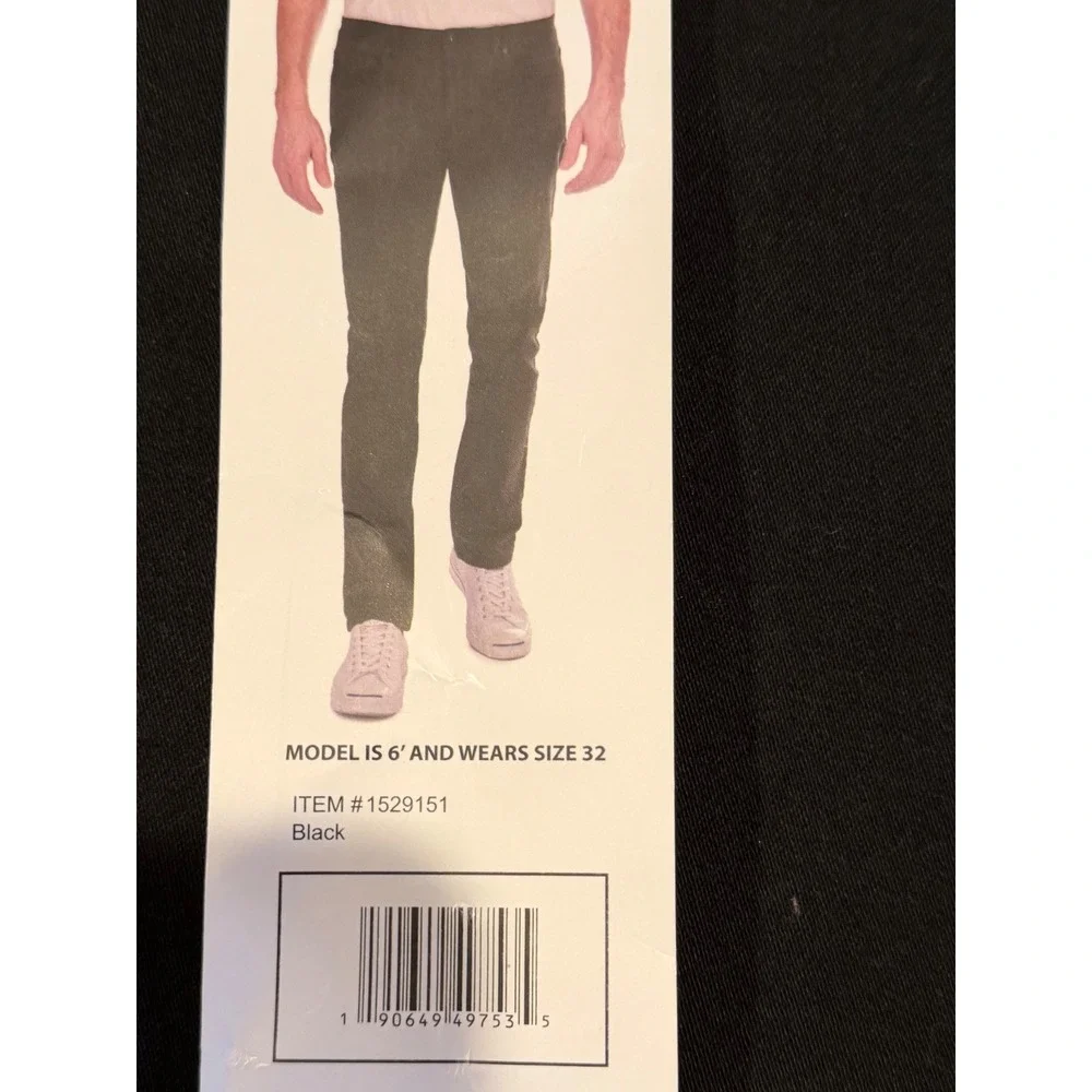 NWT Kenneth Cole Reaction Techni-Cole Men Performance Pant Blue Modern Fit 38x29
